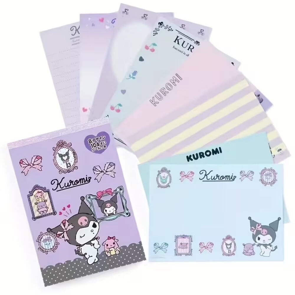 #6904 Hello Kitty & Friends - Kuromi Liceced Stationary Book - 128 pages